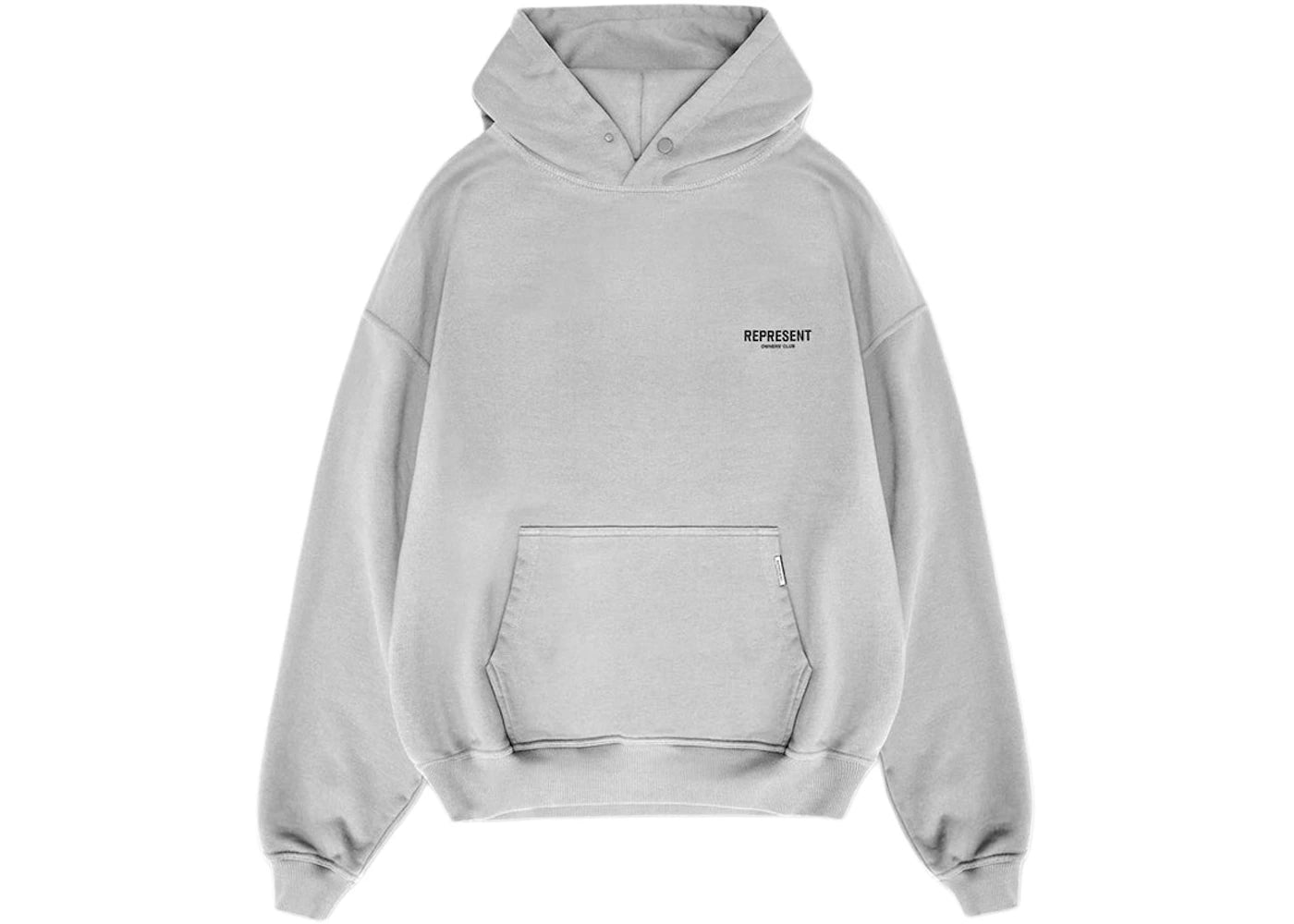 Represent Owners Club Hoodie Ash Grey/Black