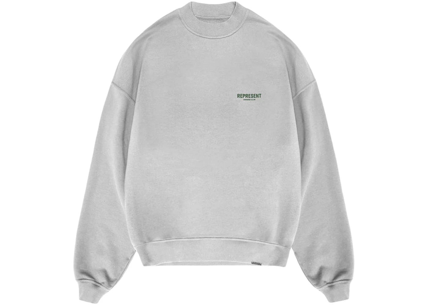 Represent Owner's Club Sweater Ash Grey/Racing Green