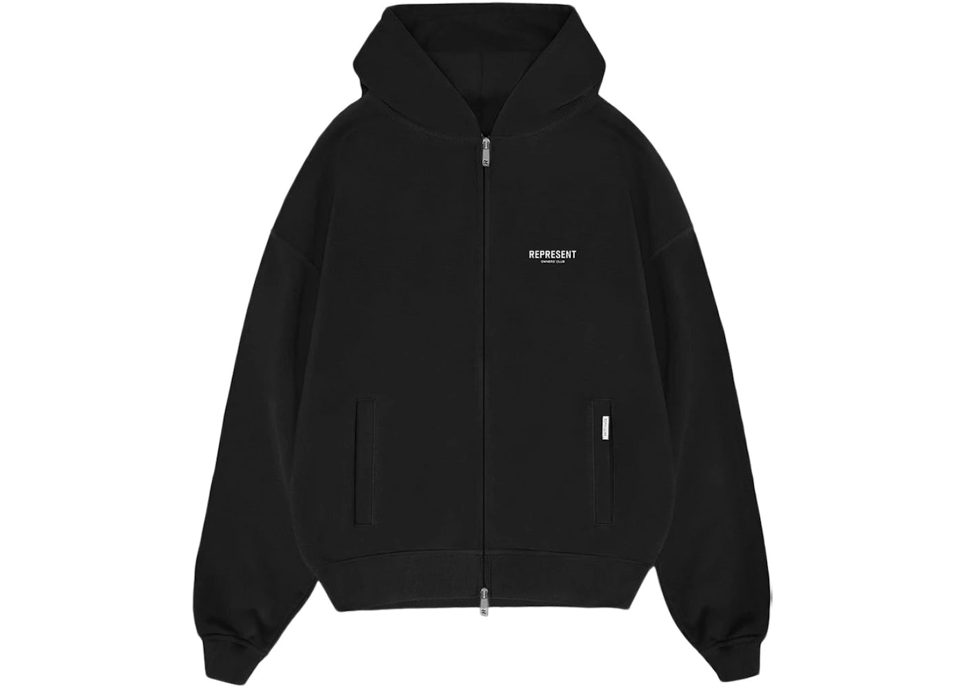 Represent Owners Club Zip Hoodie Black