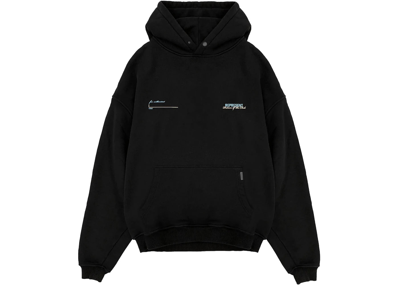 Represent Patron Of The Club Hoodie Black