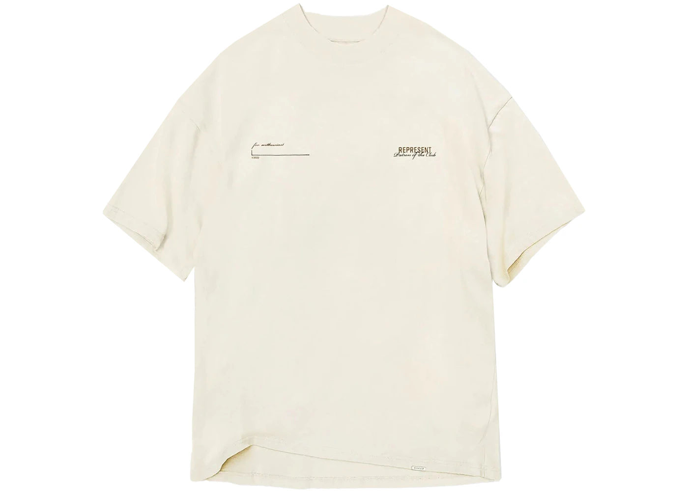 Represent Patron Of The Club Tee Cream