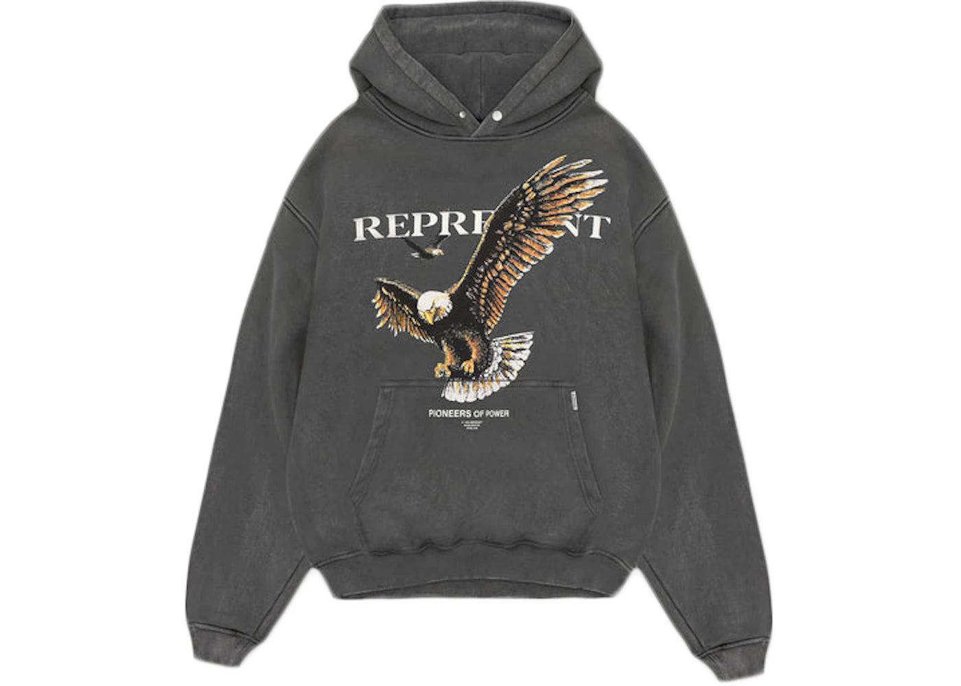 Represent Pioneers Of Power Hoodie Vintage Grey