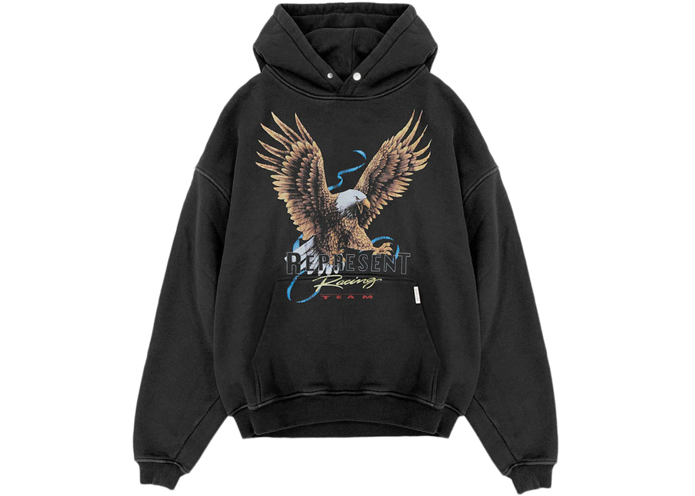 Represent Racing Team Eagle Hoodie Vintage Black