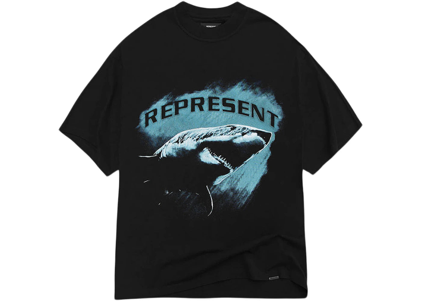 Represent Shark T-Shirt Black