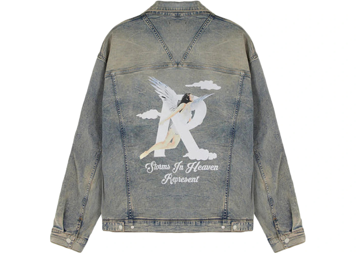 Represent Storms In Heaven Jacket Blue Cream