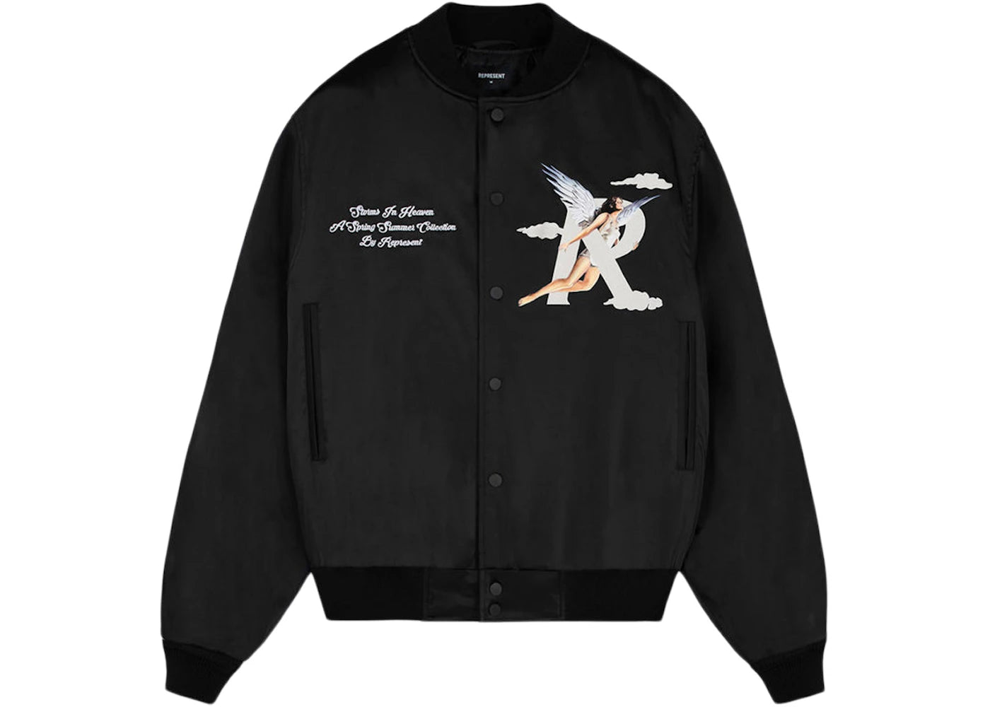 Represent Storms In Heaven Souvenir Bomber Black