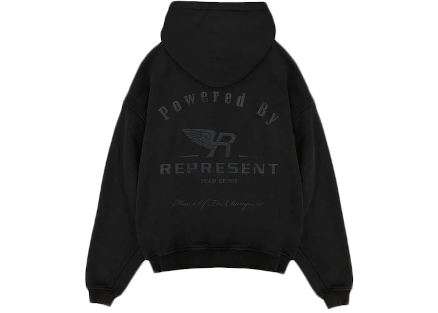 Represent Team Spirit Hoodie Off Black