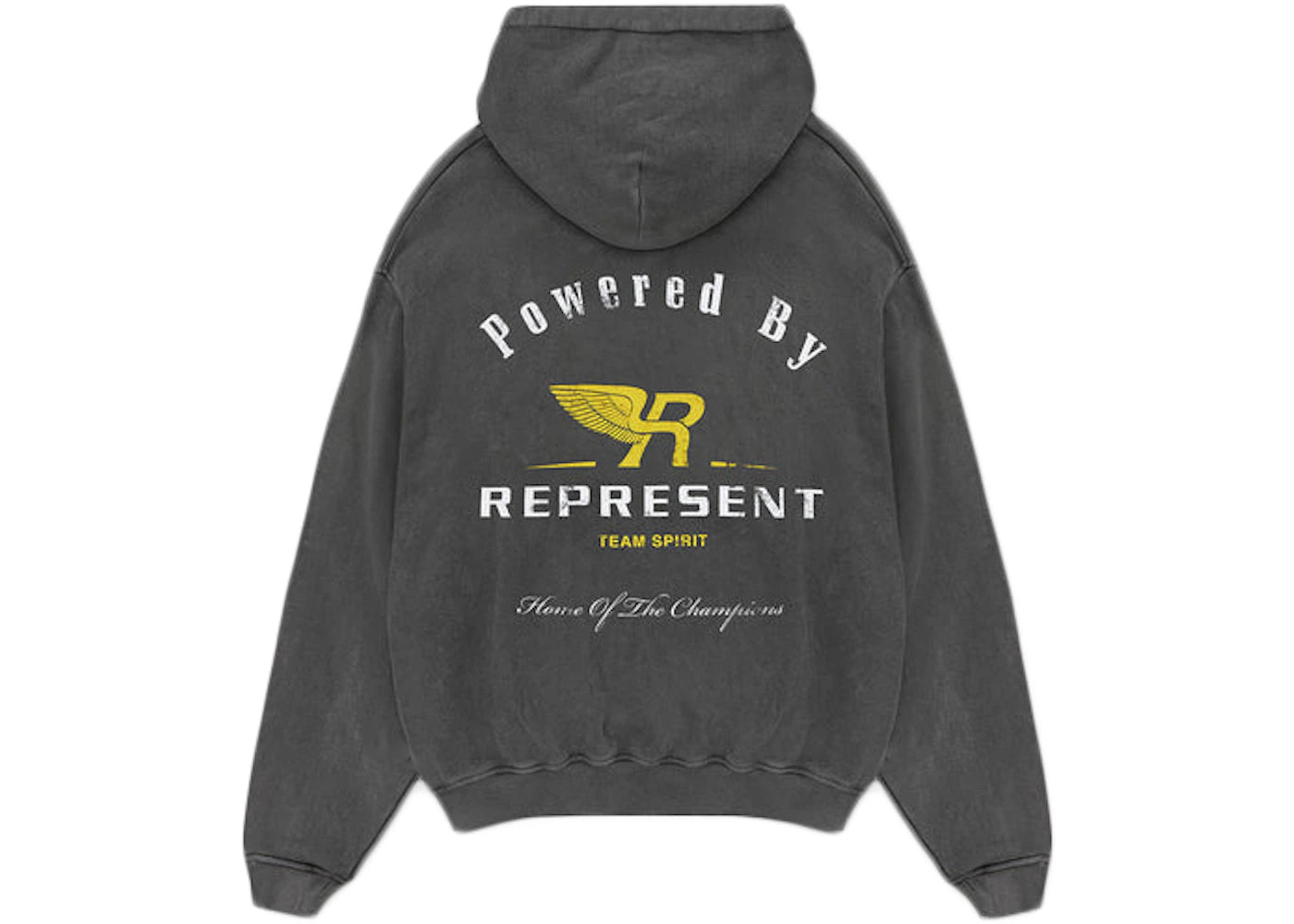 Represent Team Spirit Hoodie Vintage Grey