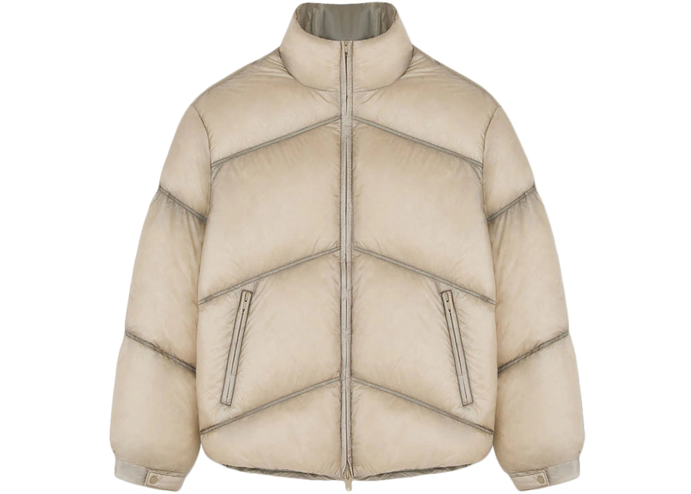 Represent Washed Puffer Jacket Wheat