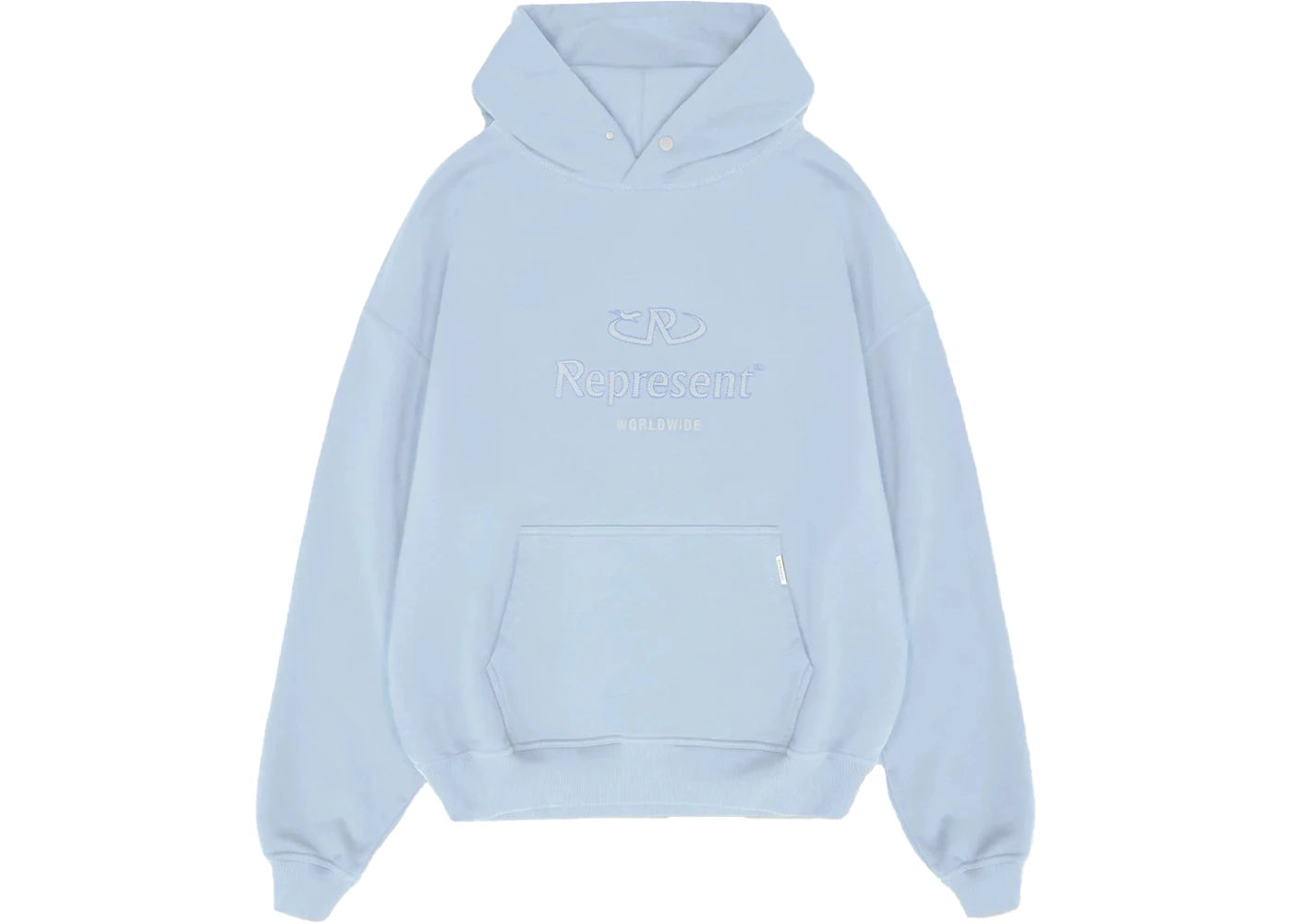 Represent Worldwide Hoodie Powder Blue