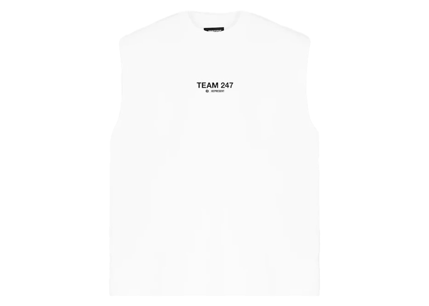 Represent x Marchon Team 247 Oversized Tank Top Flat White