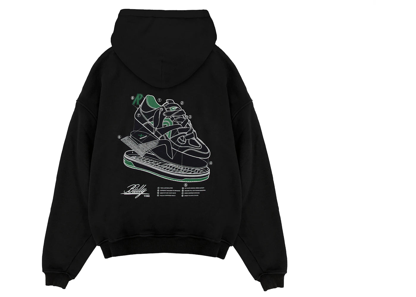 Represent x StockX Bully Hoodie (Edition of 300) Aged Black