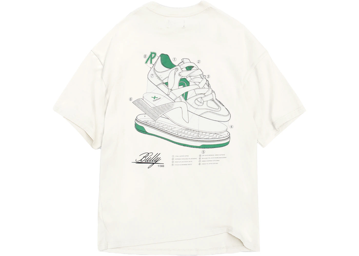 Represent x StockX Bully Tee (Edition of 300) Flat White