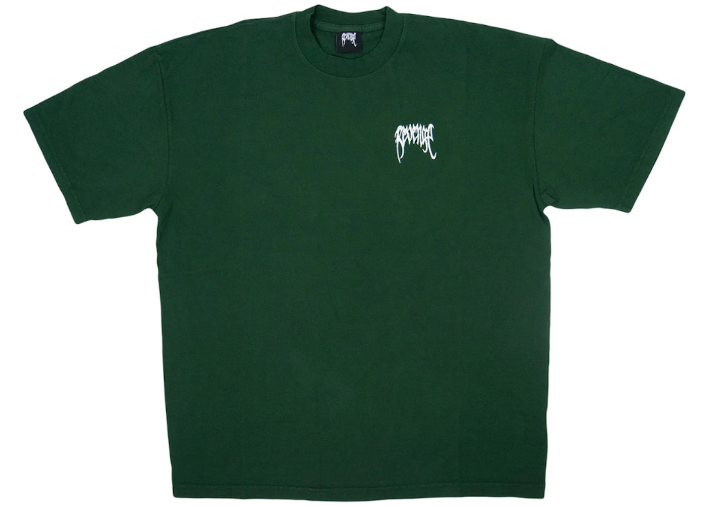 Revenge Basic Embroidered T-shirt Green