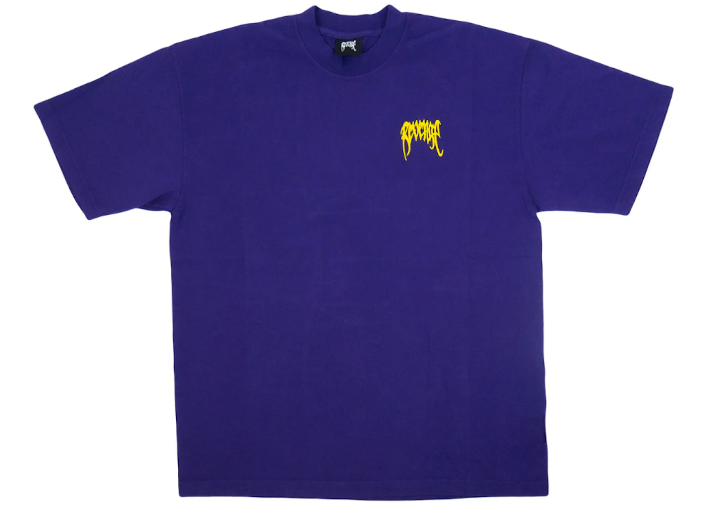 Revenge Basic Embroidered T-shirt Purple