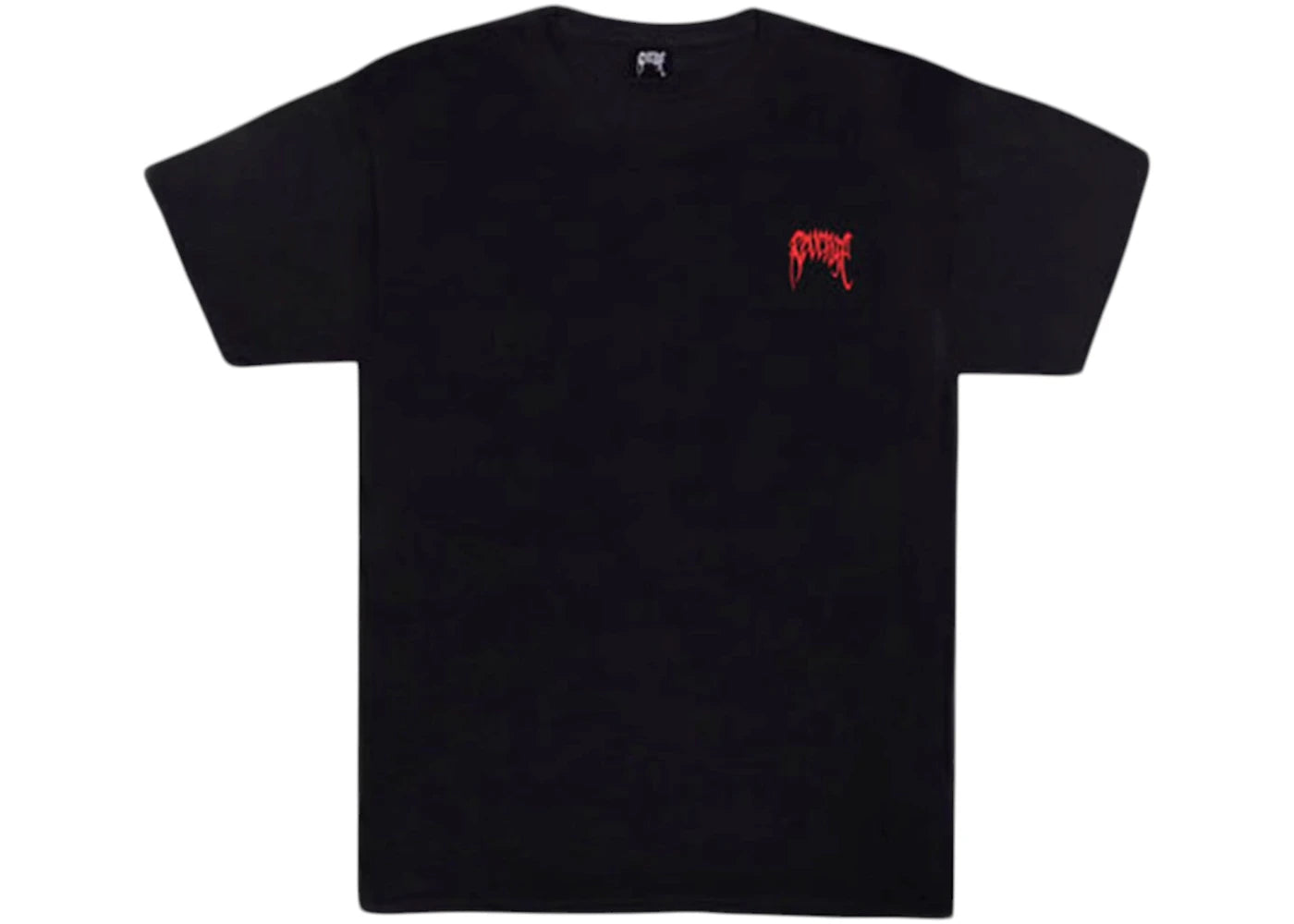 Revenge Basic Embroidery T-shirt Black/Red