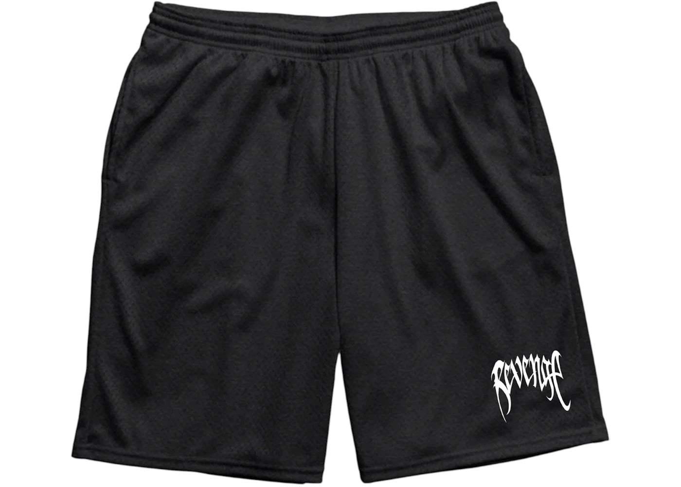 Revenge Basic Mesh Shorts Black/White