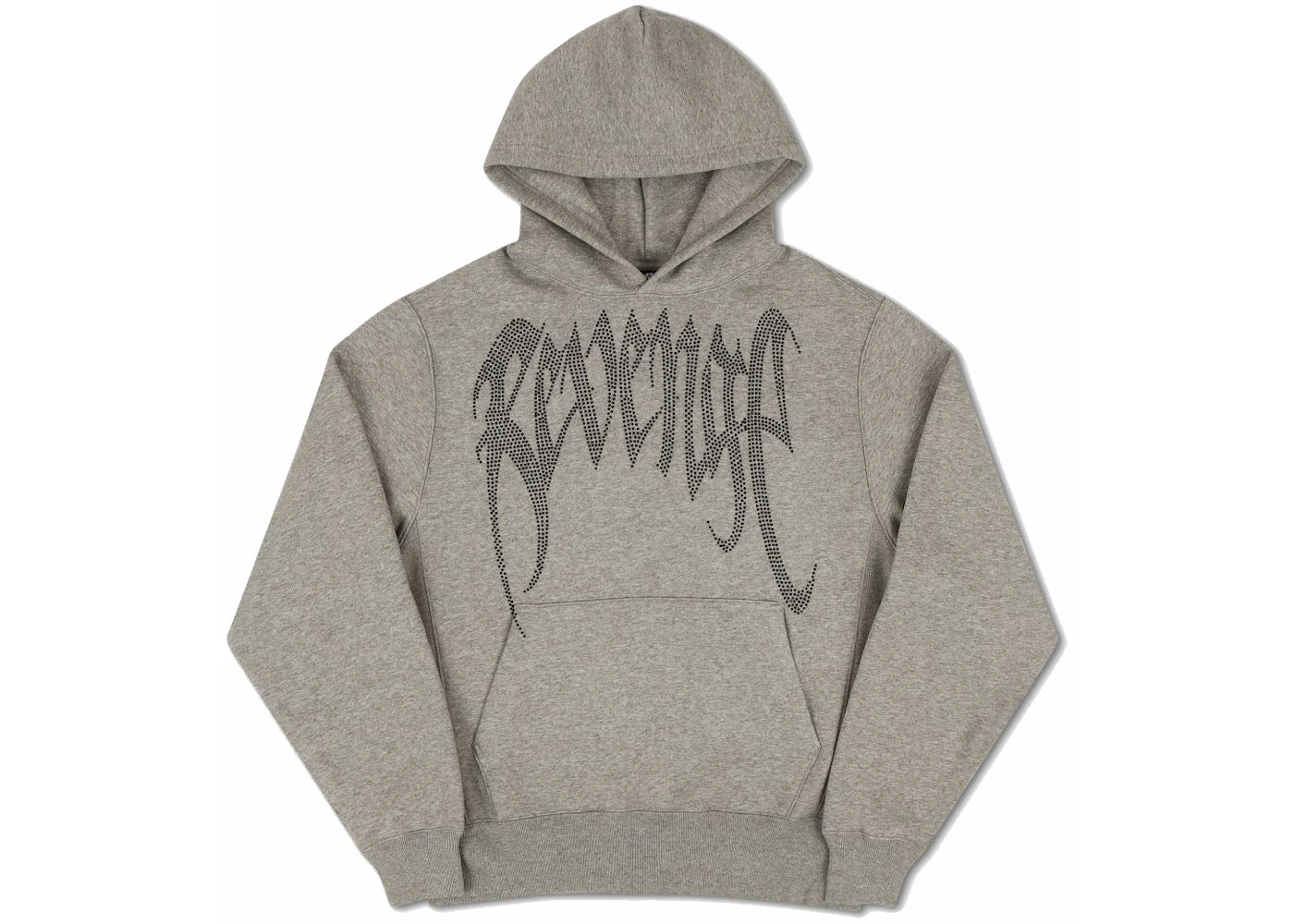 Revenge Bejeweled Arc Logo Hoodie Grey