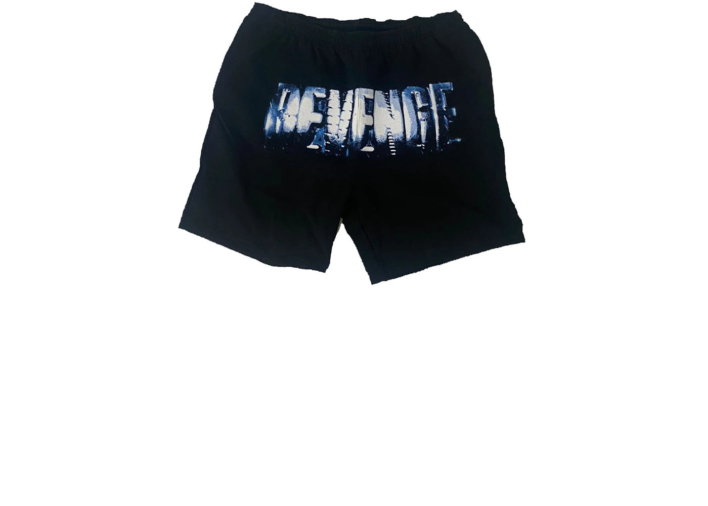 Revenge Chrome Logo Shorts Black