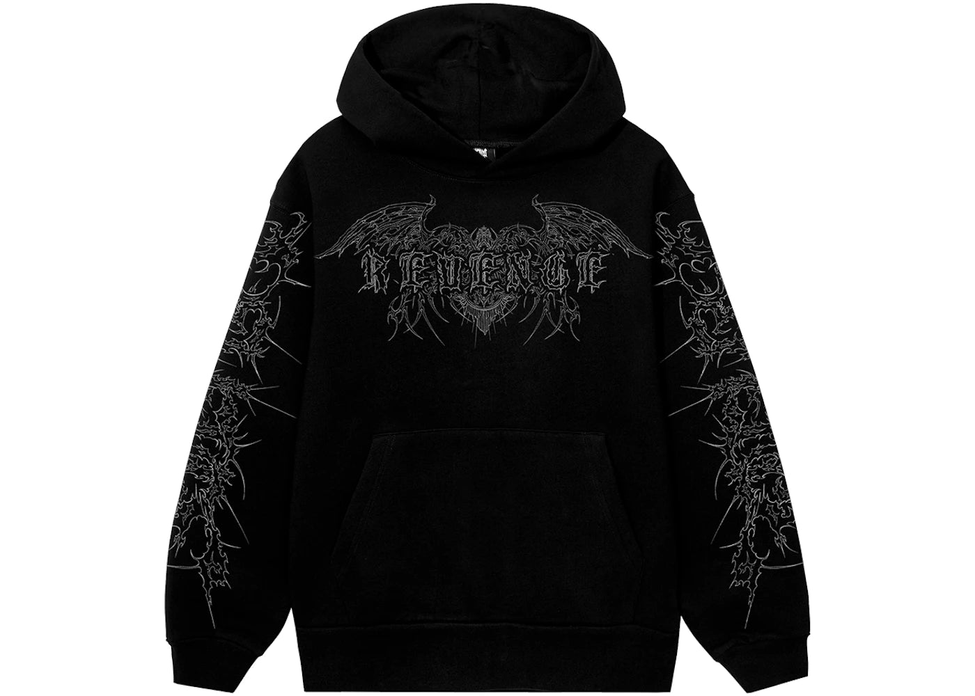 Revenge Cruciform Hoodie Black