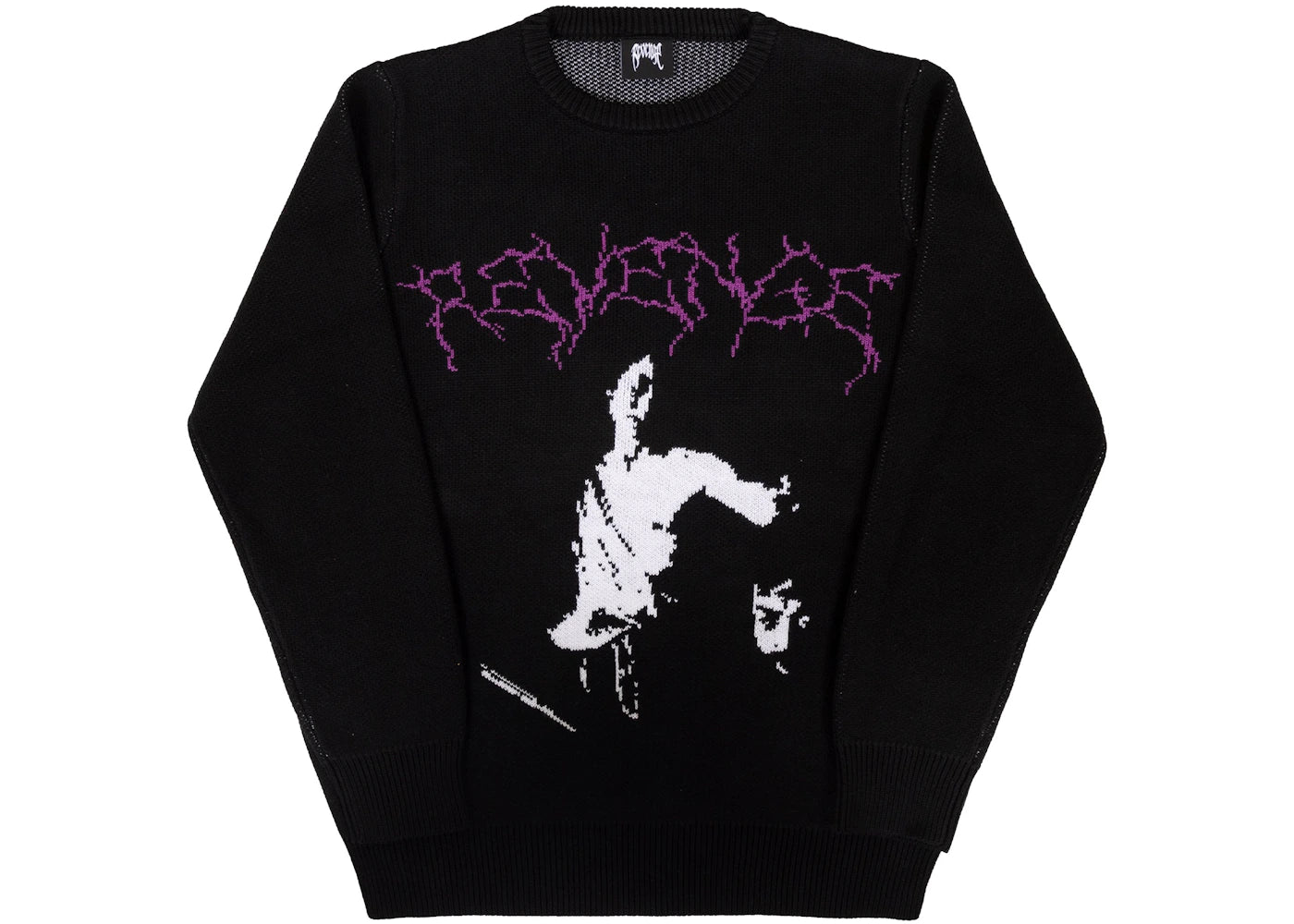 Revenge David And Goliath Black Knit Black