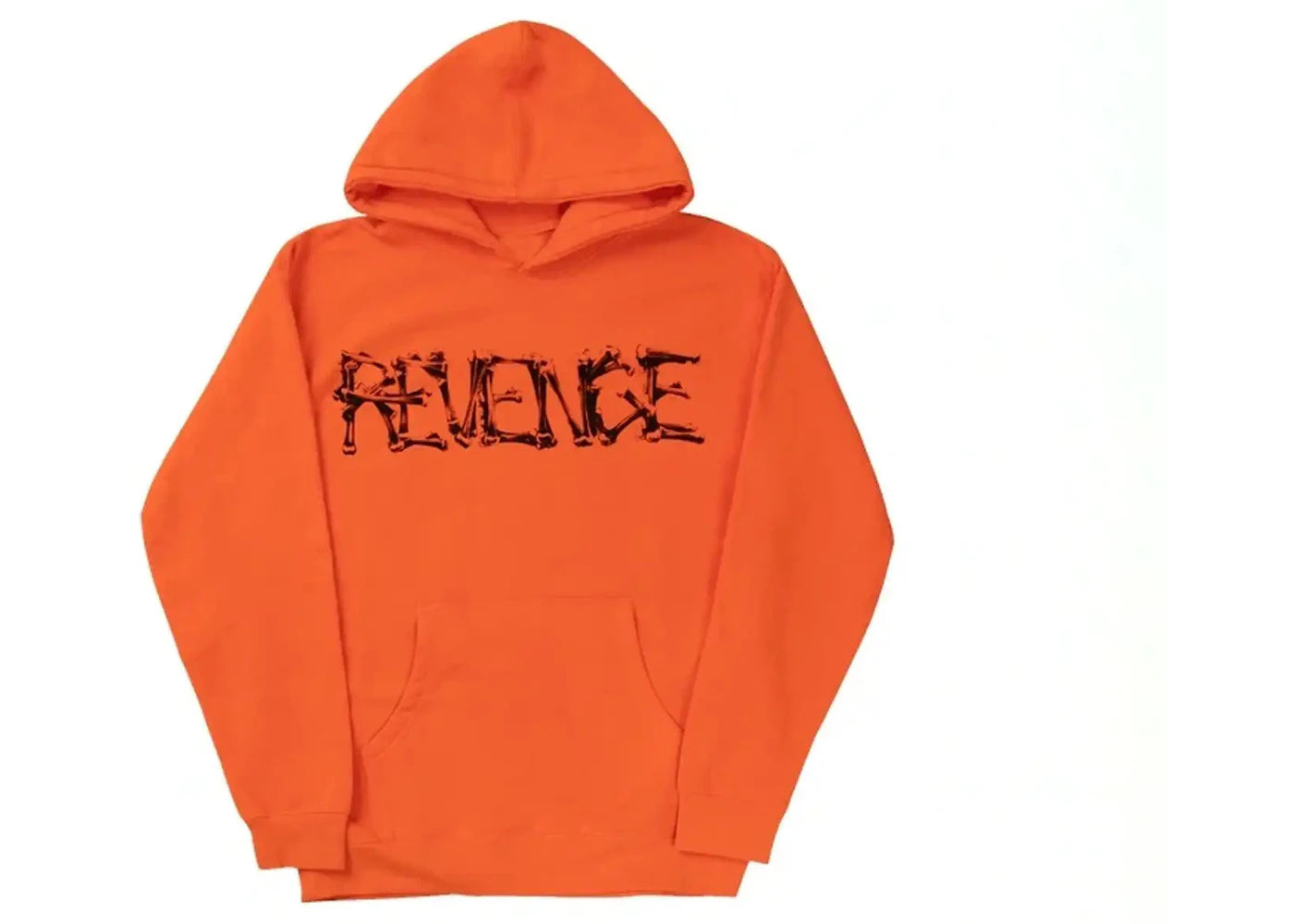 Revenge Durk Bones Hoodie Orange