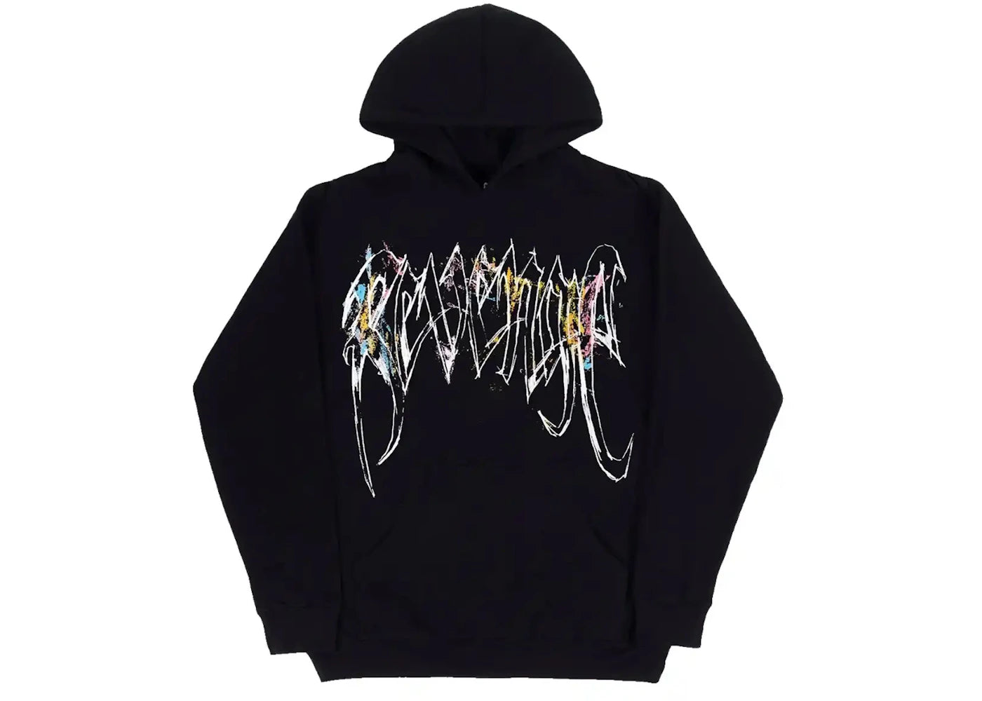 Revenge Durk Painting Hoodie Black