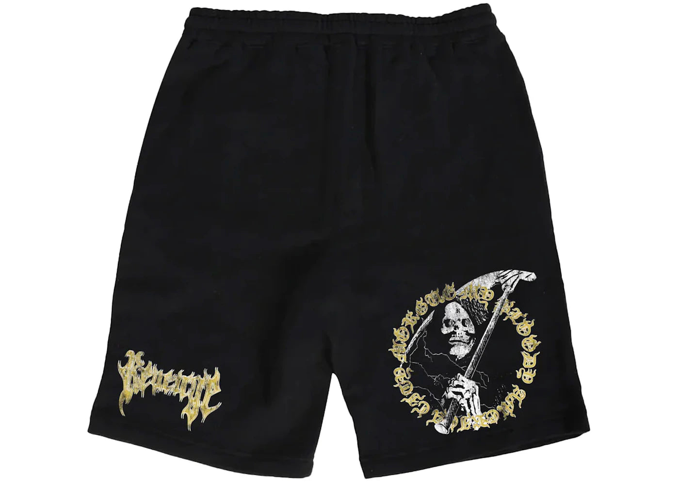 Revenge Grim Reaper Shorts Black/Yellow