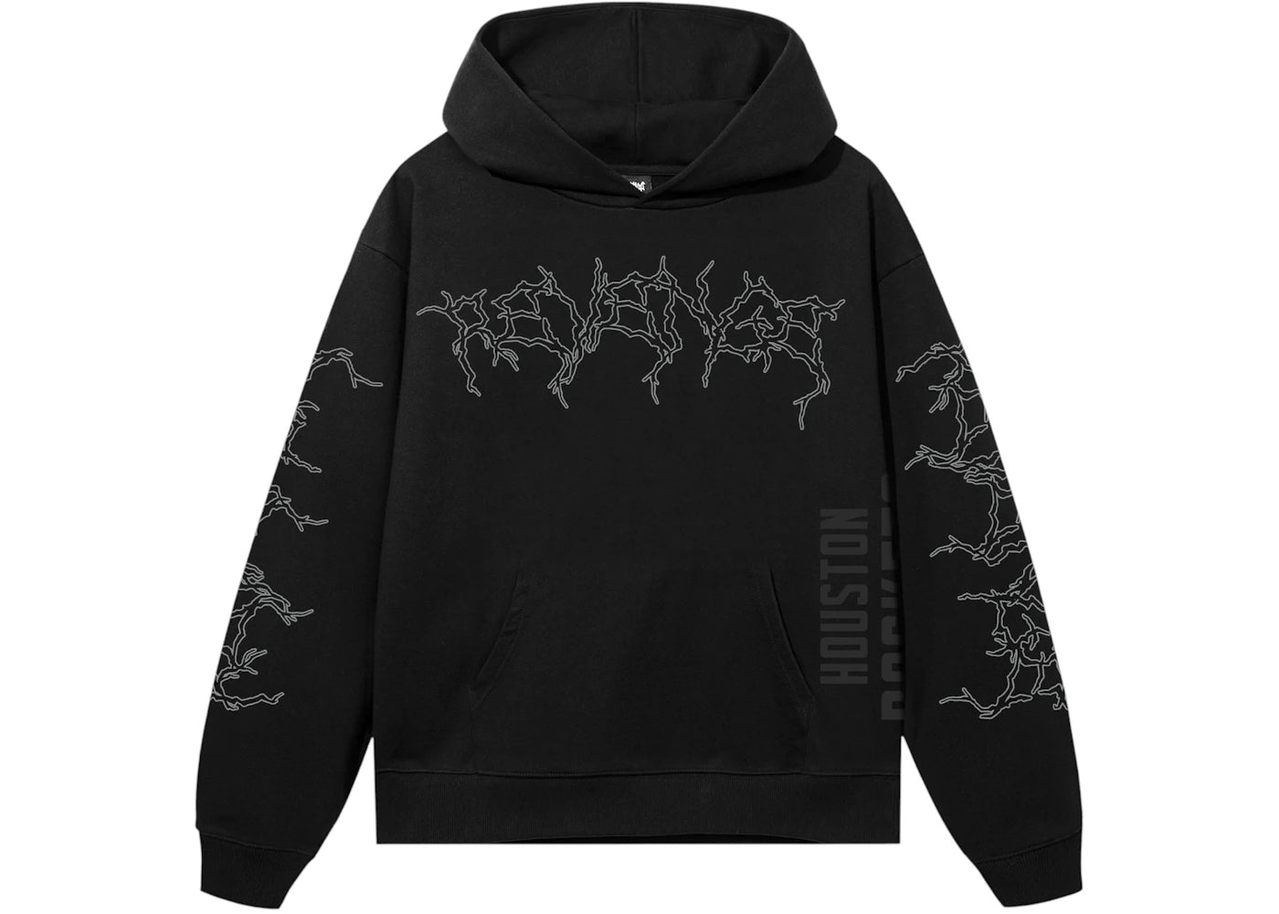 Revenge Houston Rockets Lightning Logo Hoodie Black