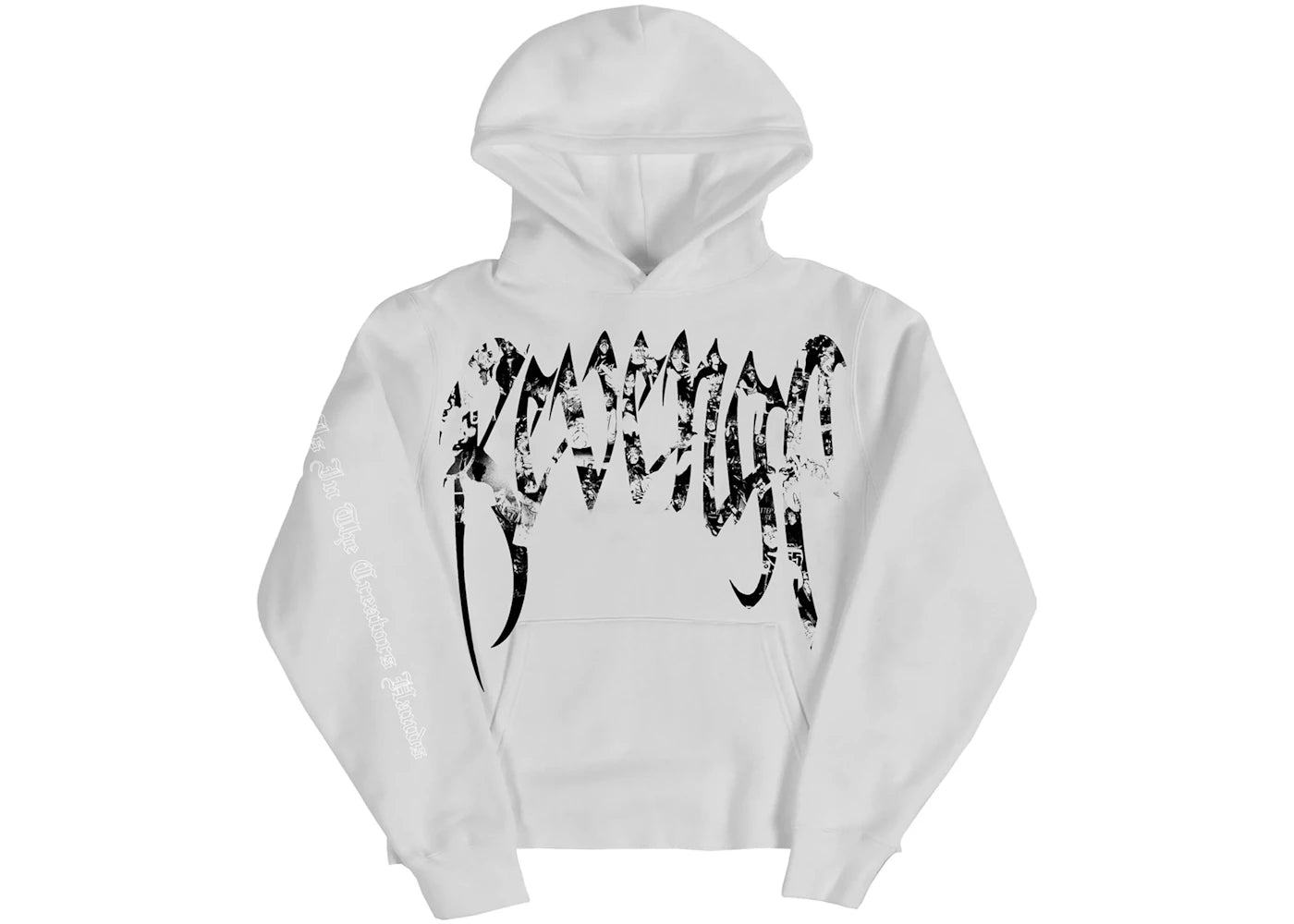 Revenge Juicewrld Collage Hoodie White