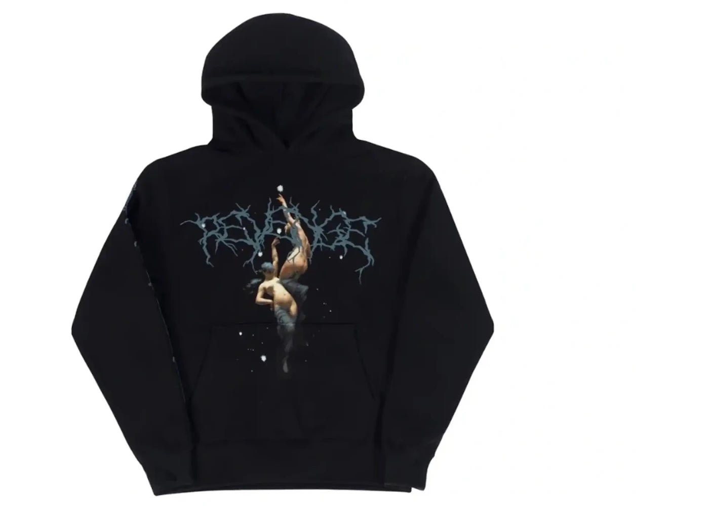 Revenge Lightning Angel Hoodie Black