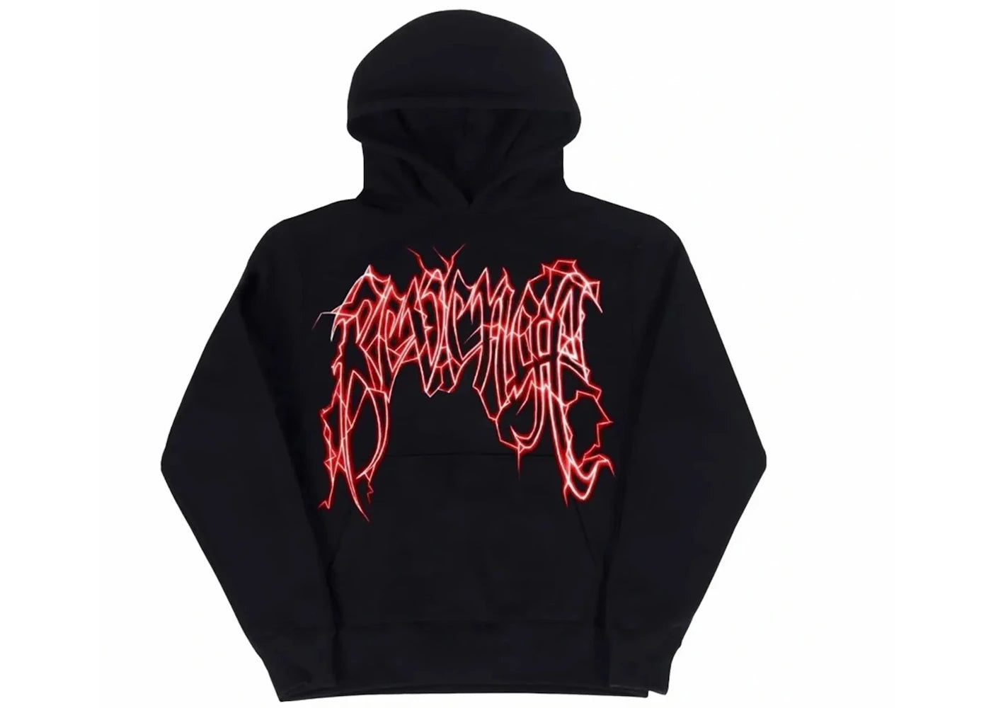 Revenge Lightning Logo Hoodie Black