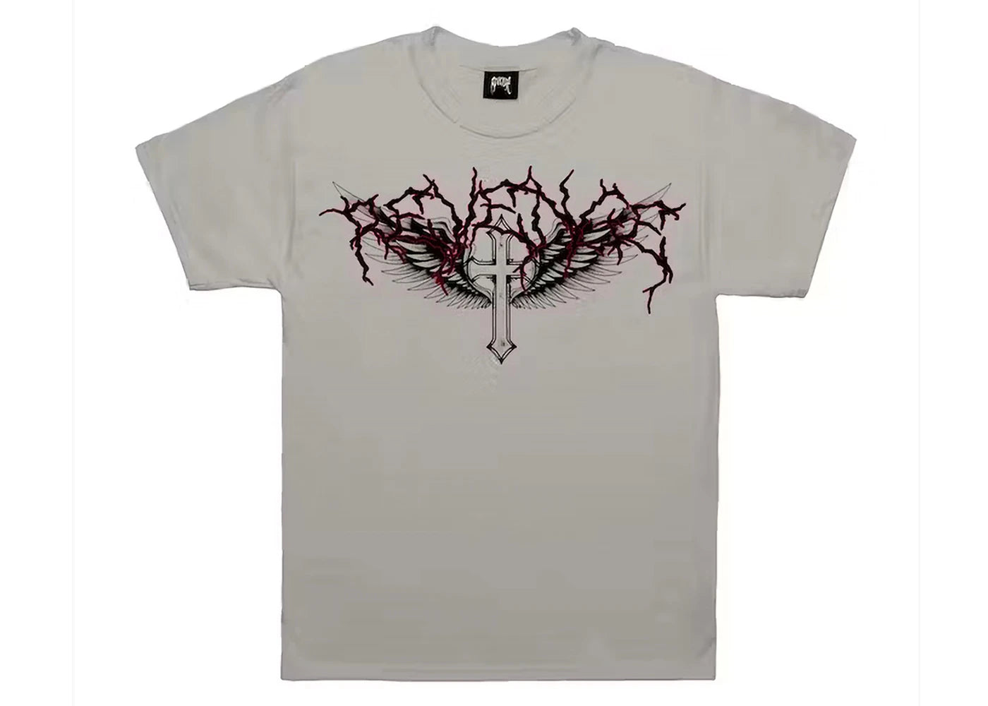 Revenge Lightning Reaper Tee white