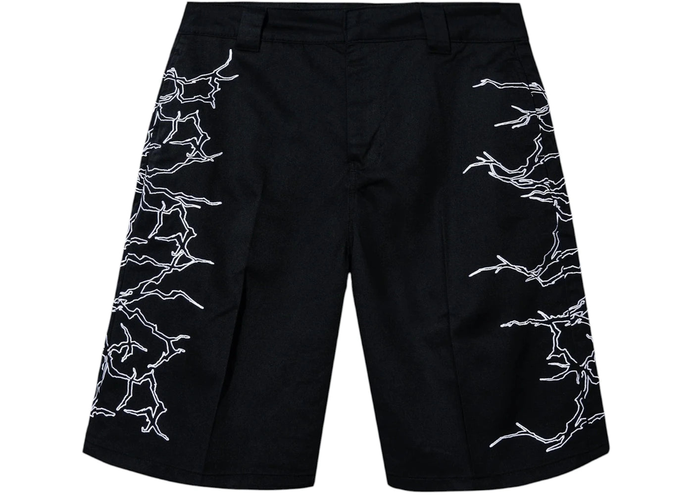 Revenge Lightning Work Shorts Black/White