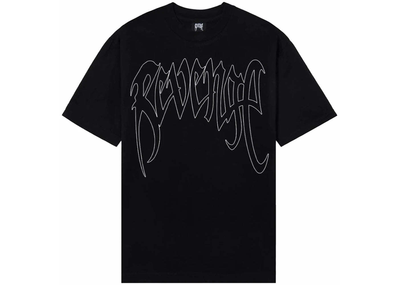 Revenge Outline Tee Black