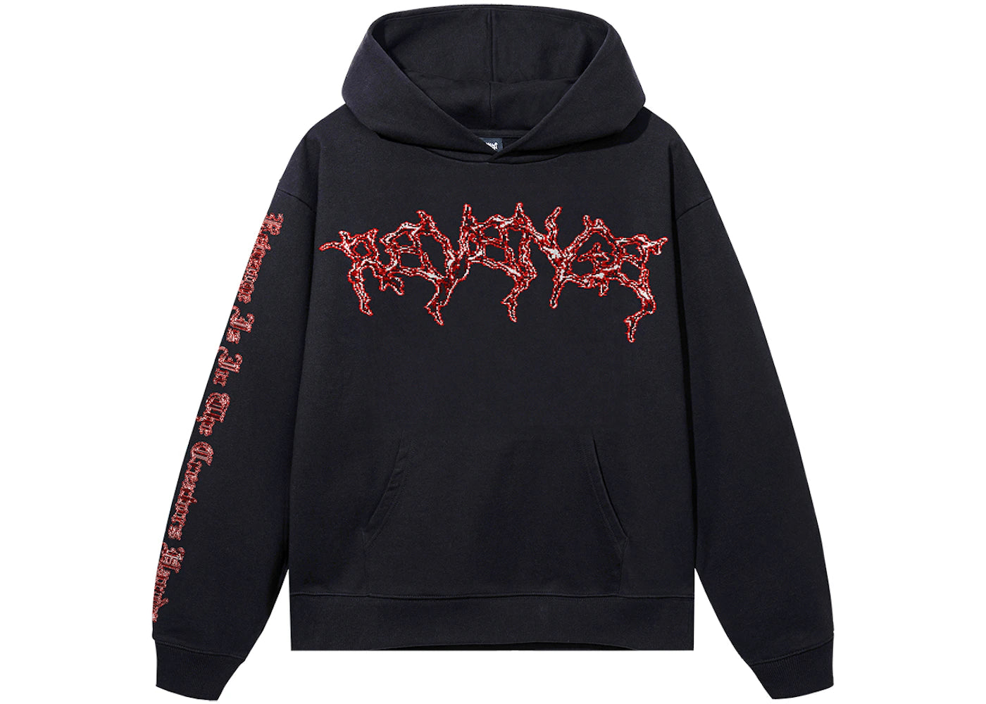 Revenge Pixel Hoodie Black/Red