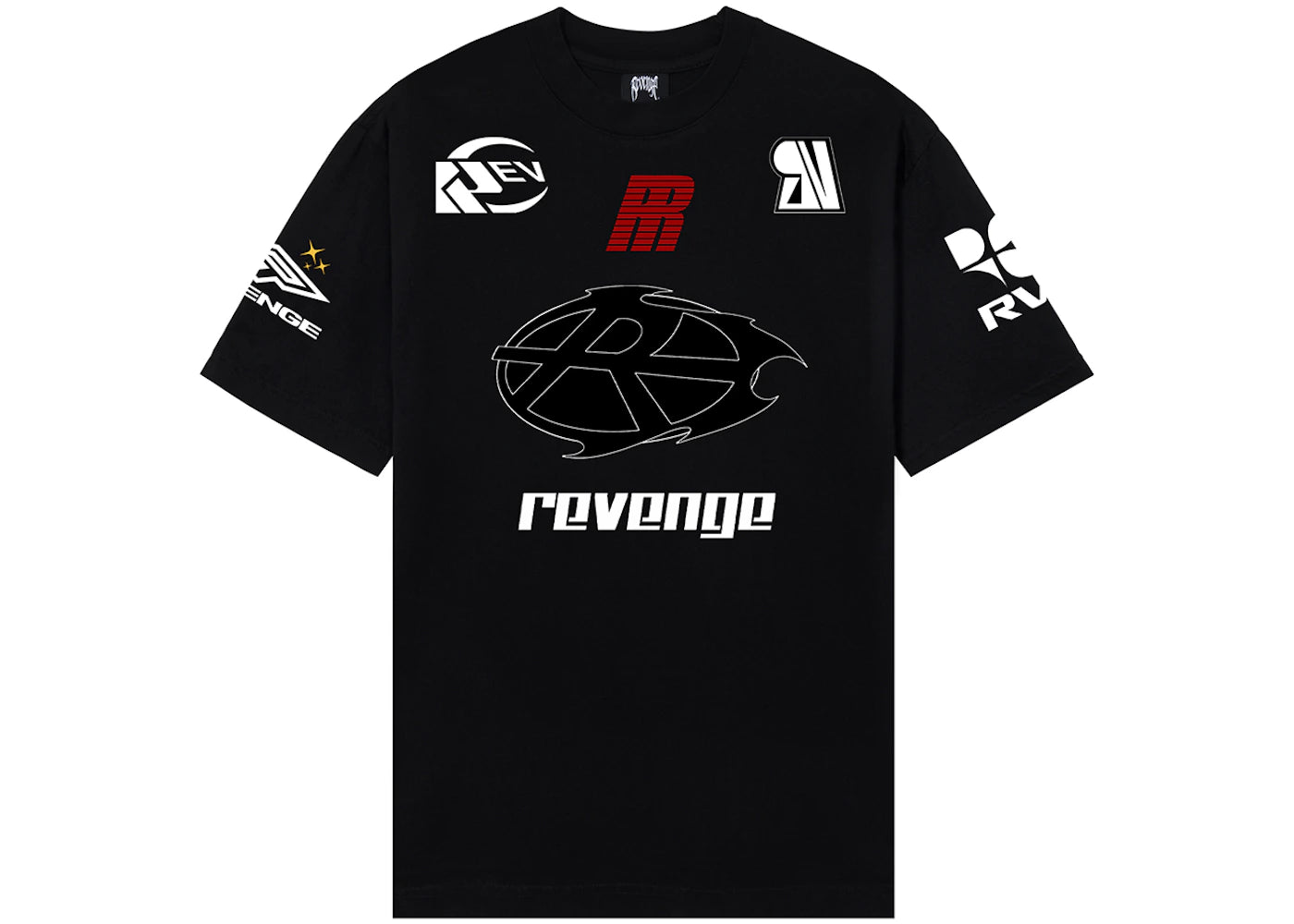 Revenge Racer Patch Tee Black