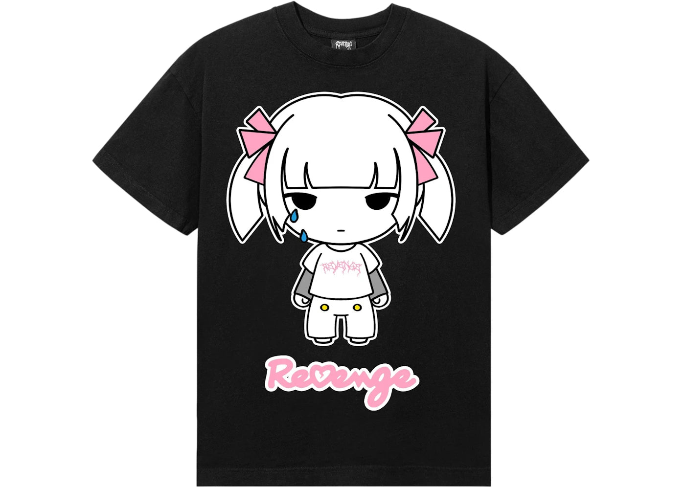 Revenge Raven Tee Black