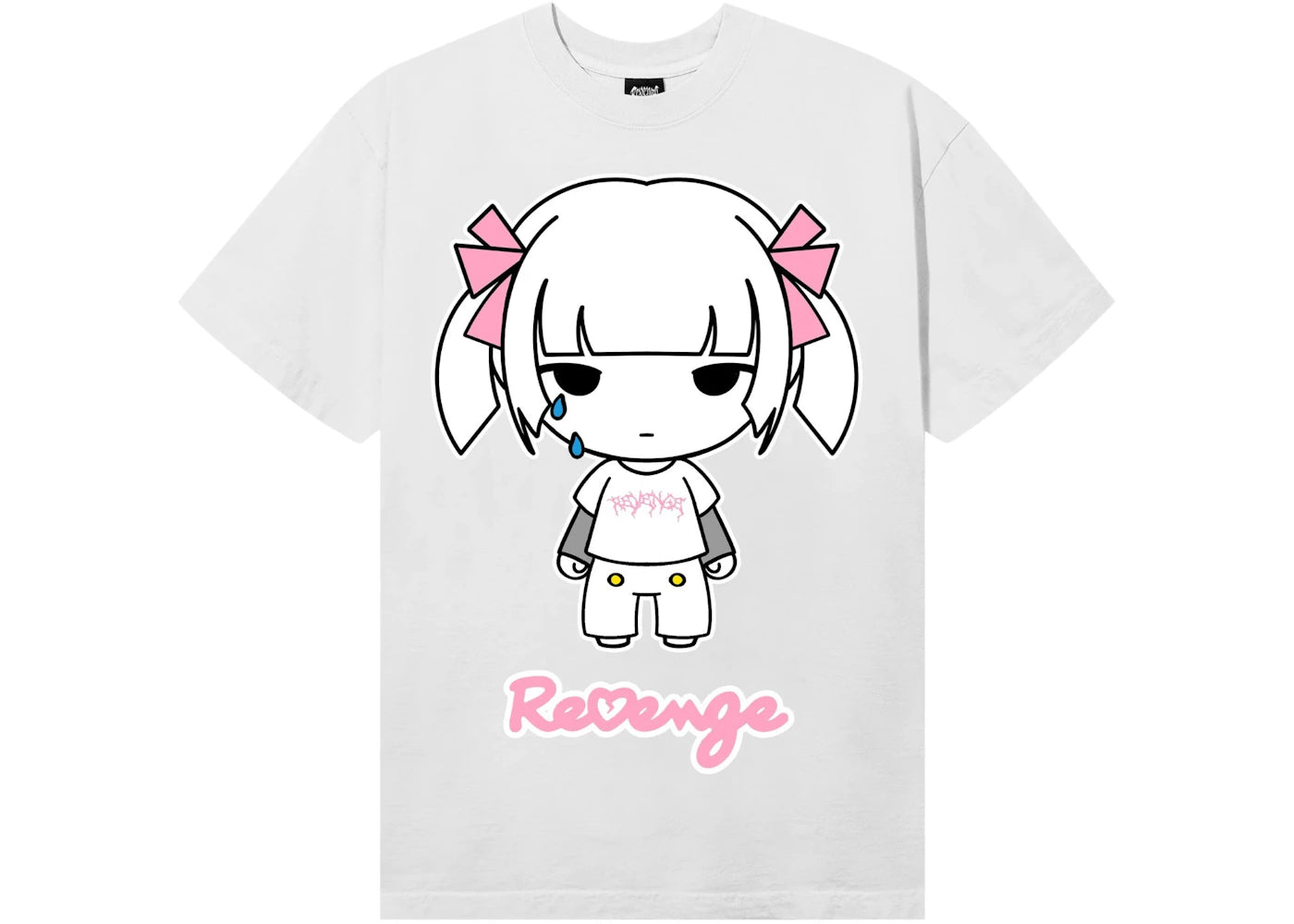 Revenge Raven Tee White