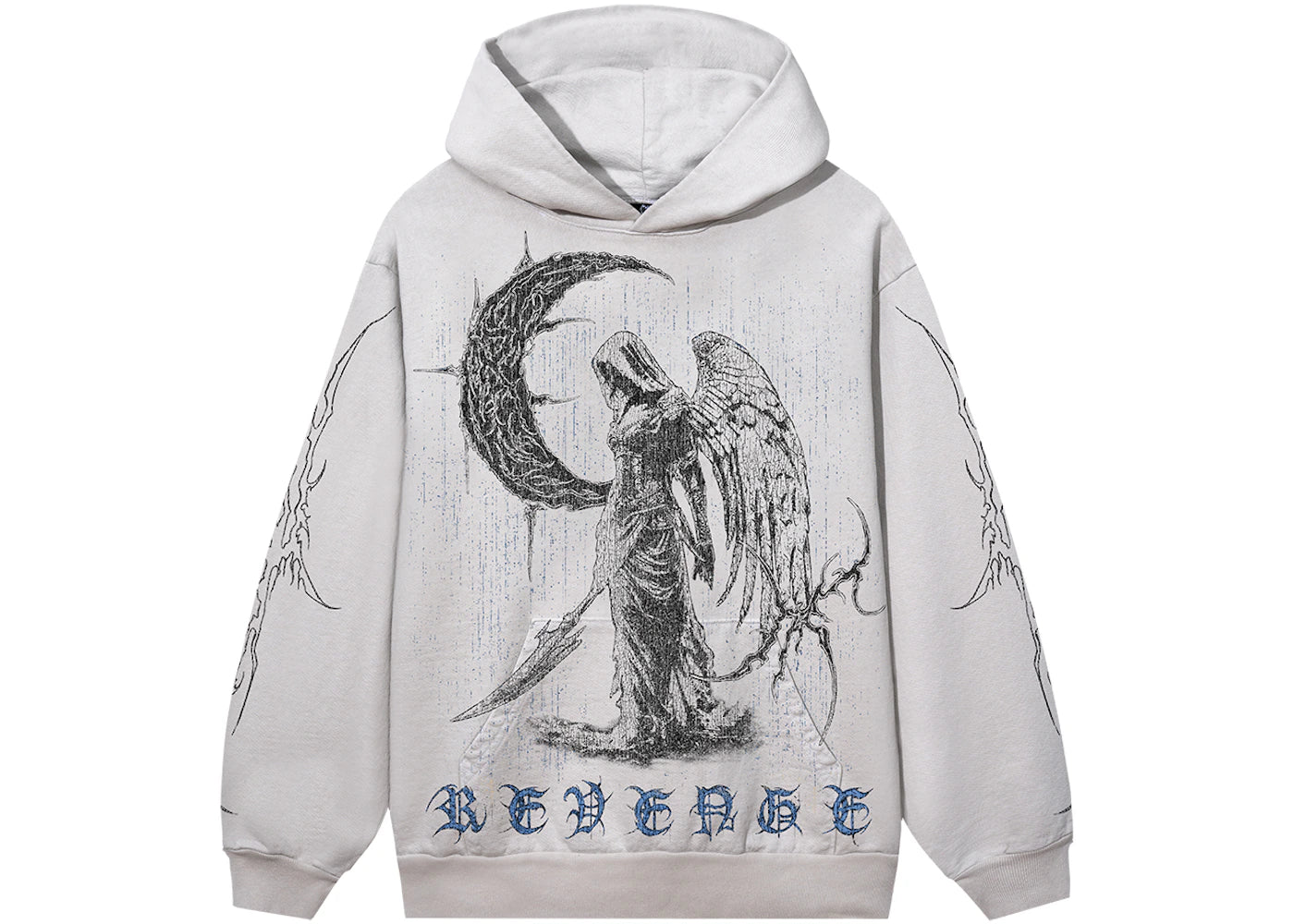 Revenge Scythe Hoodie Cement/Blue