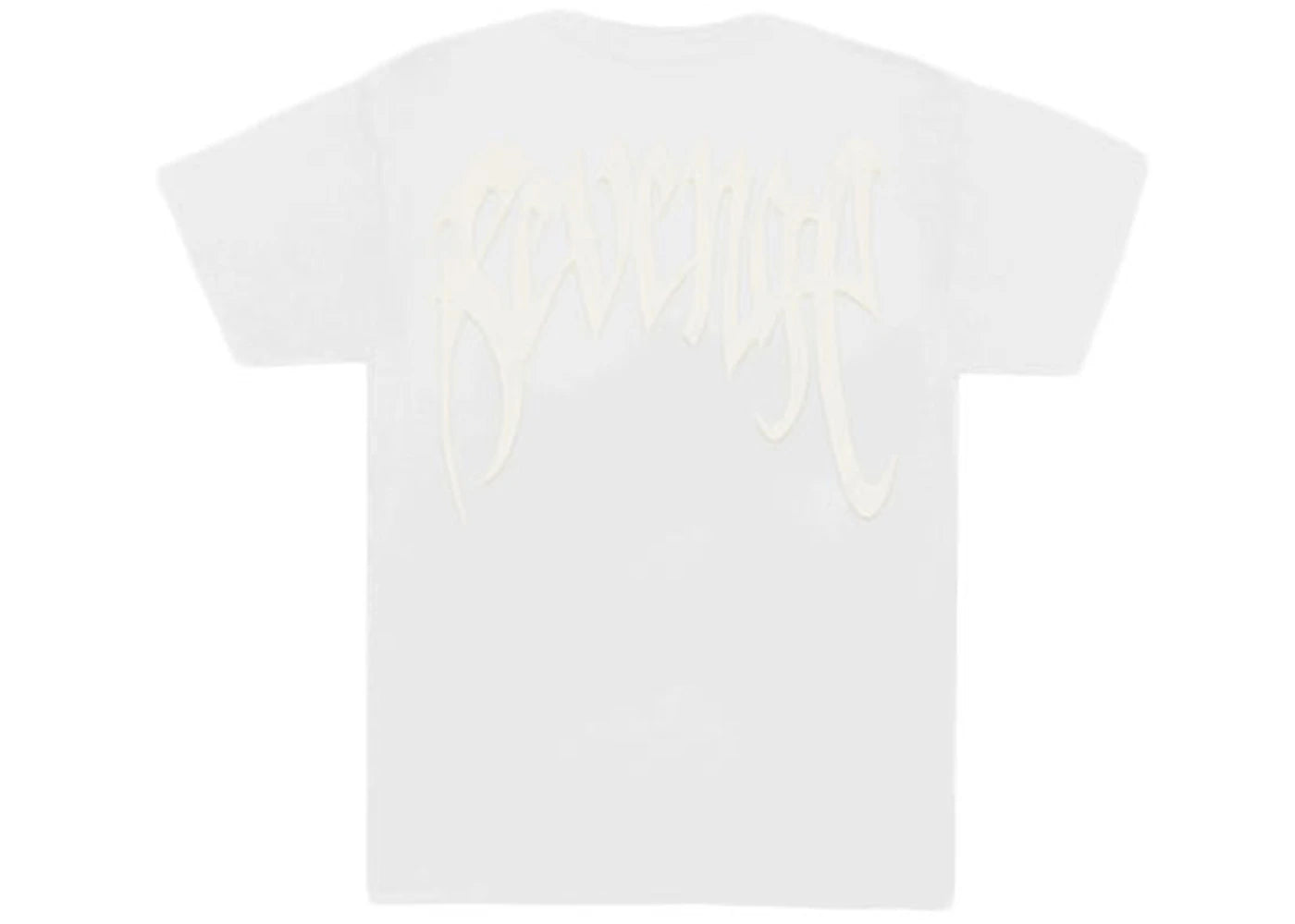 Revenge Tonal Dual Arch Logo Tee White