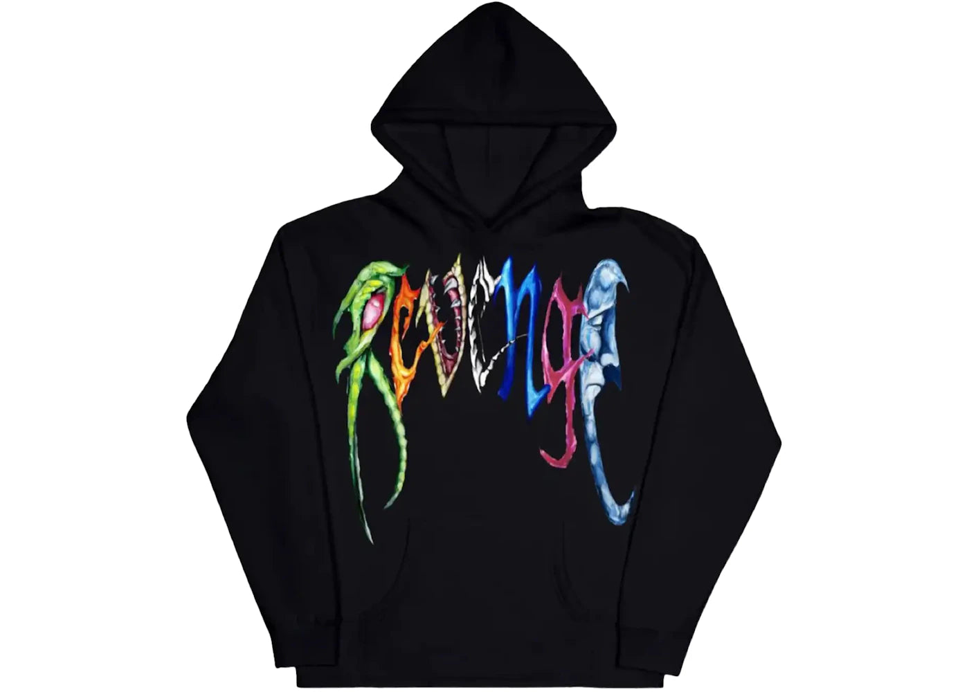 Revenge Trippie Arch Logo Hoodie Black