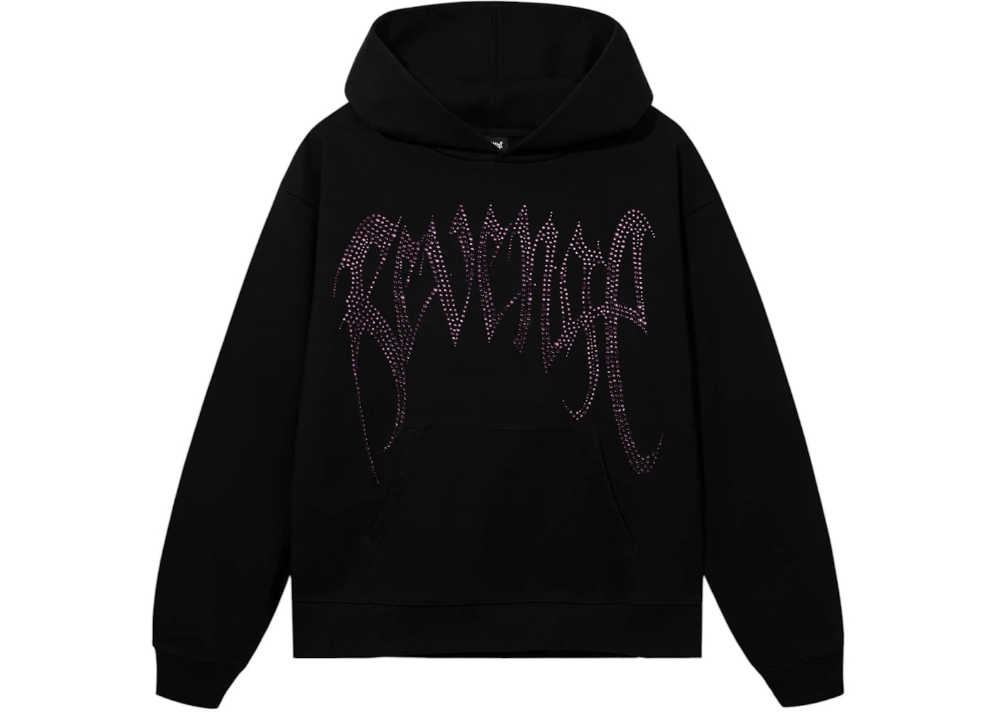 Revenge XXXTentacion Heartbreak Bejeweled Hoodie Black/Purple