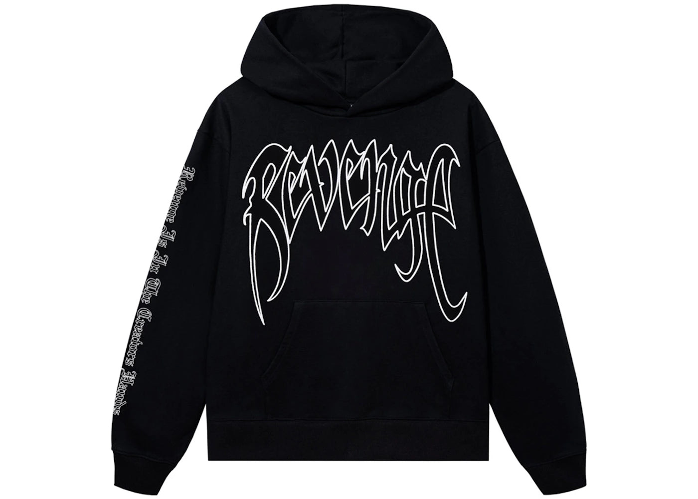 Revenge XXXTentacion Kill Outline Hoodie Black/White