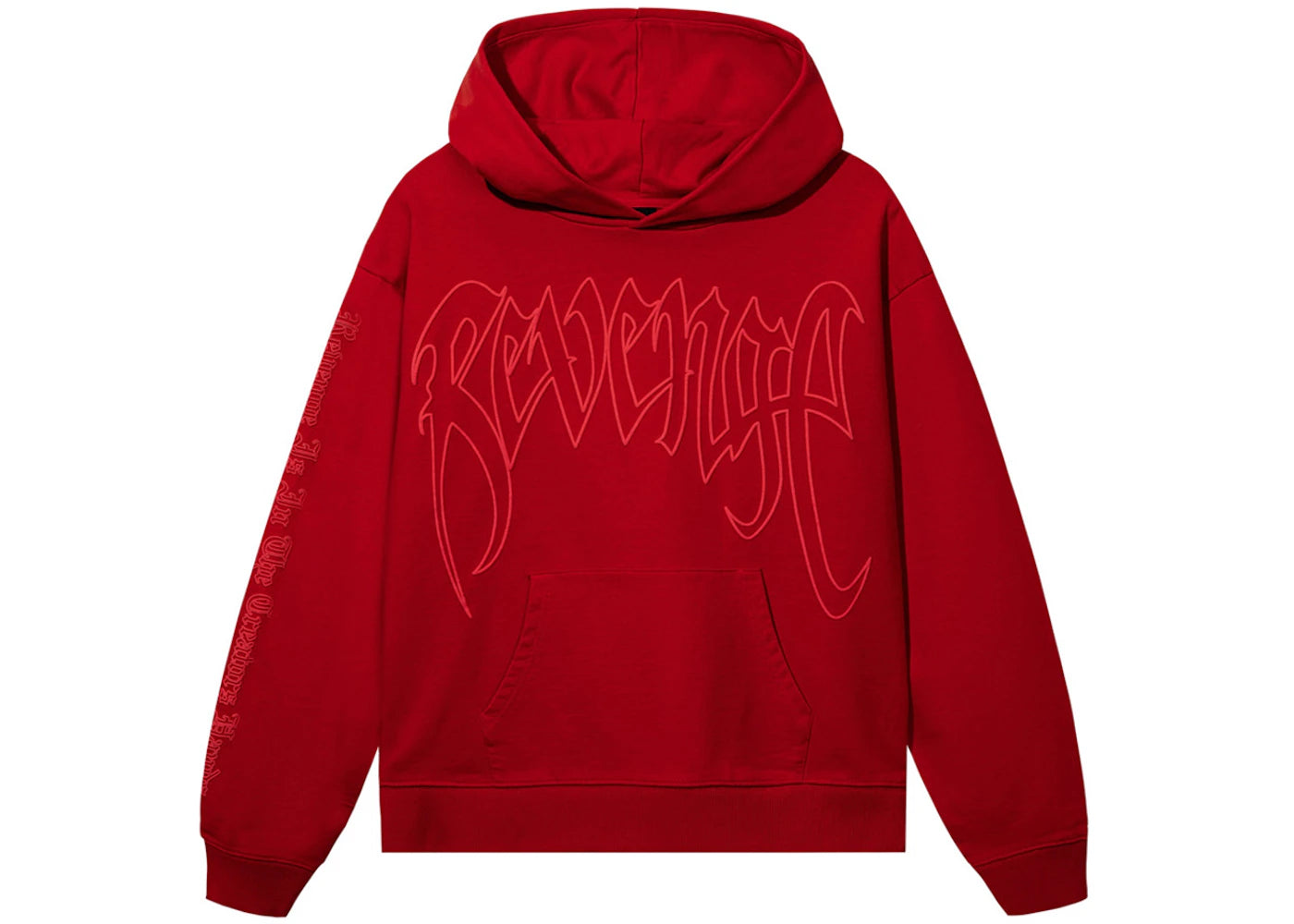 Revenge XXXTentacion Kill Outline Hoodie Red/Red