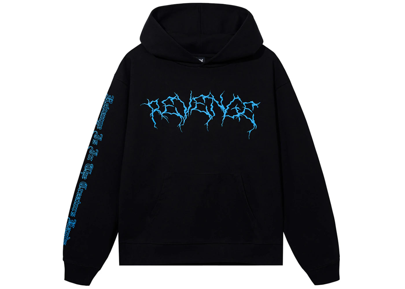 Revenge XXXTentacion Lightning Hoodie Black/Blue