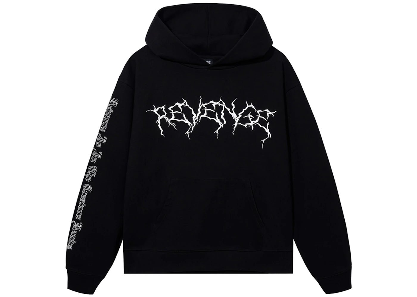 Revenge XXXTentacion Lightning Hoodie Black/White