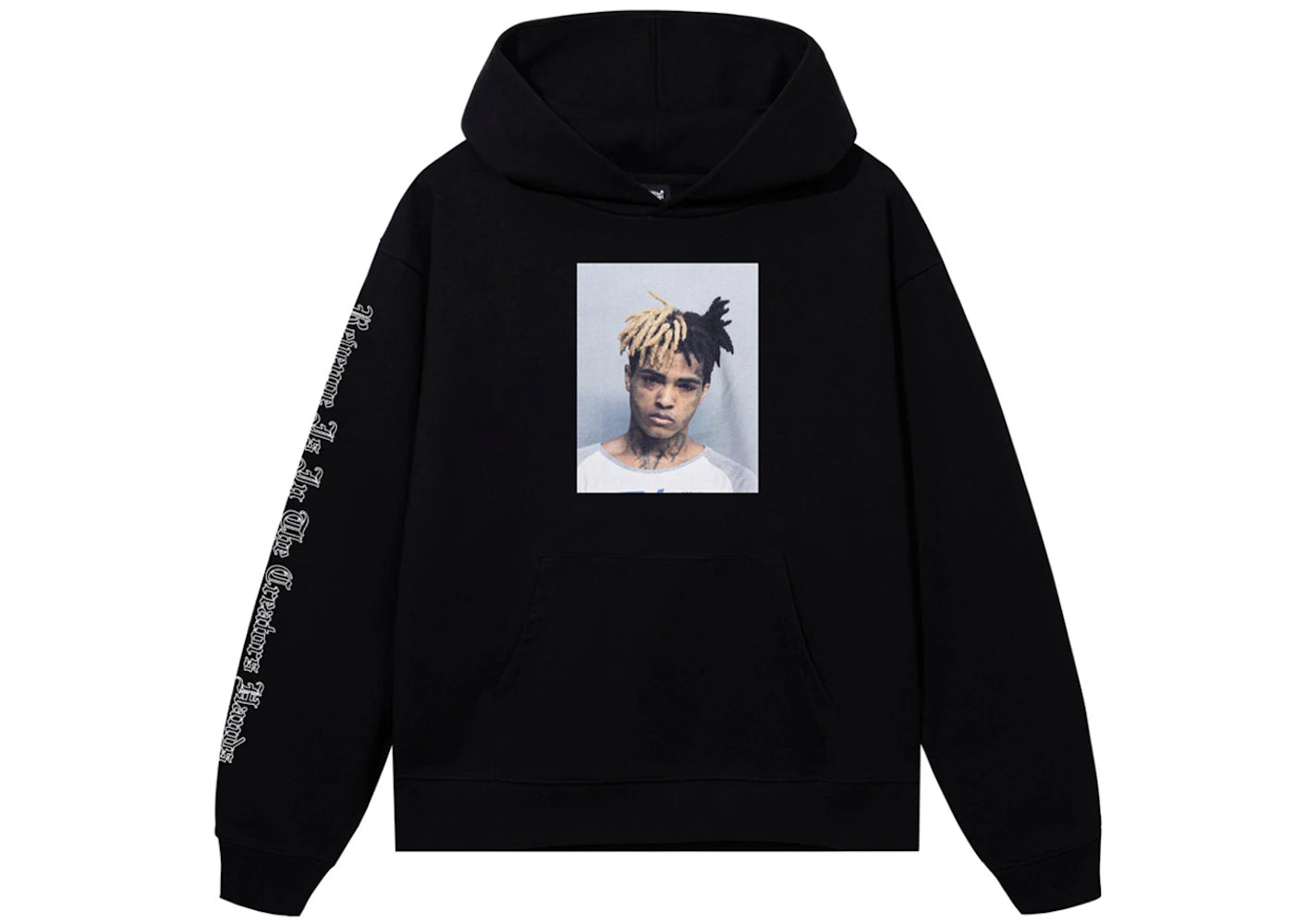 Revenge XXXTentacion Mugshot Hoodie Black