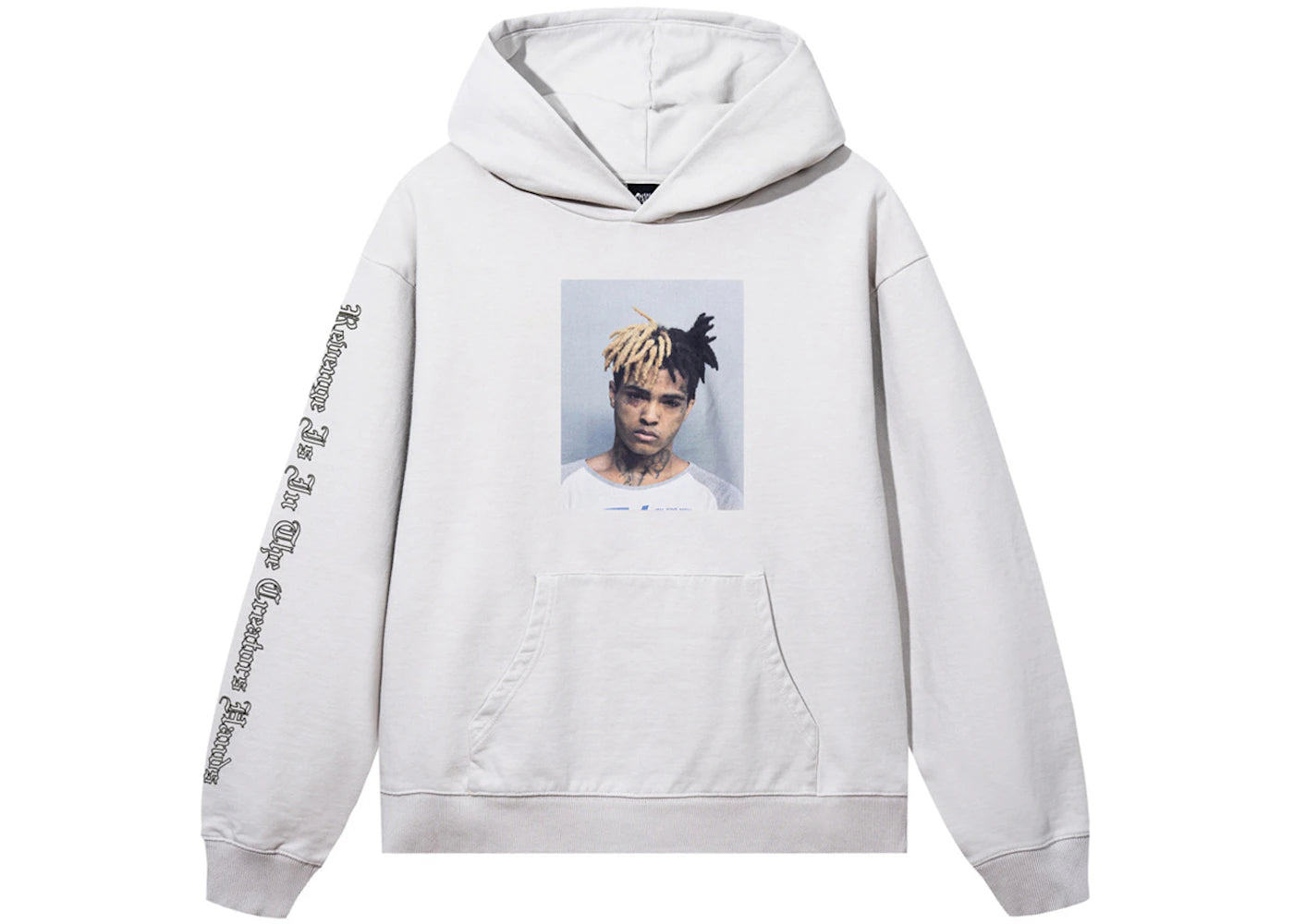 Revenge XXXTentacion Mugshot Hoodie Cement