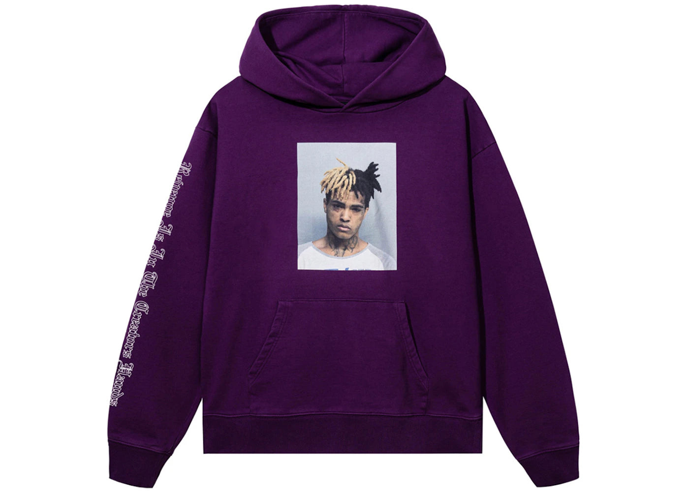 Revenge XXXTentacion Mugshot Hoodie Purple